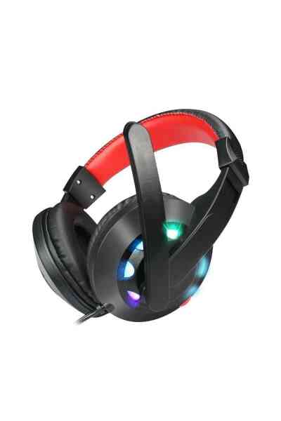 Magicvoice A65 Rgb Işıklı 3.5Mm Aux Girişli Kulaküstü Mikrofonlu Oyuncu Kulaklık