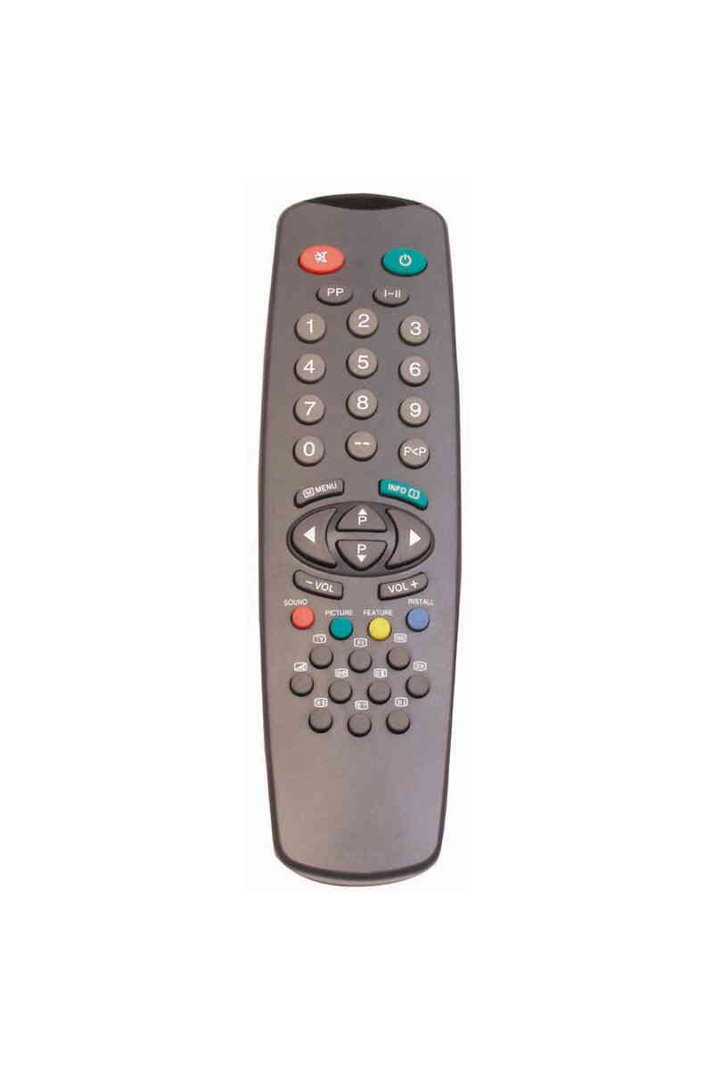 Vestel 1940 İnfo Tuşlu Siyah Tv Kumandası