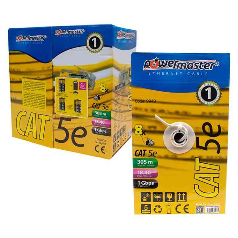 Powermaster Cat5 305 Metre Ethernet Network Kablosu - Görsel 2
