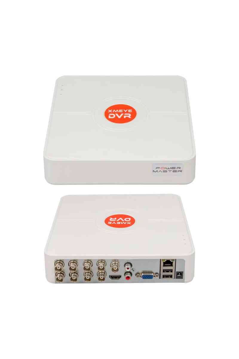 Powermaster AHD-ANALOG-TVI-CVI 1080N 8 Kanal Dvr-Xvr Kayıt Cihazı - Görsel 1