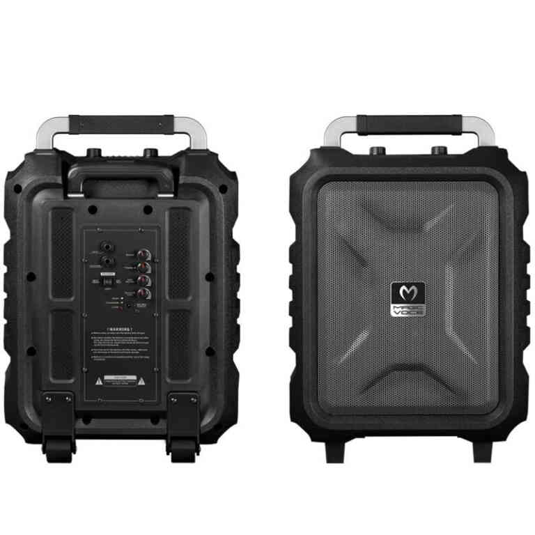 Magicvoice MV-2015 Max 300W USB-SD-BT Siyah 1E-1Y Mikrofonlu Aktif Hoparlör - Görsel 2