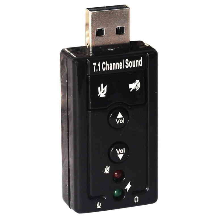 Powermaster 7.1 Ch USB 2.0 Ses Kartı PM-18063 - Görsel 2