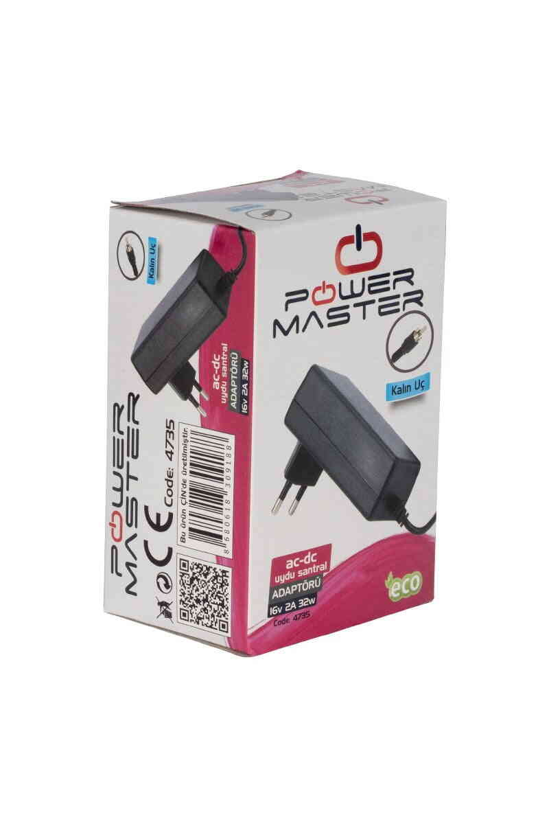 Powermaster 16V 2A Uydu Santral Adaptörü - Görsel 2