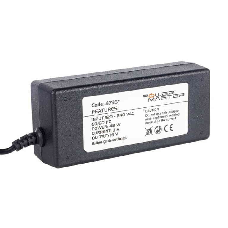 Powermaster 16V - 3A Uydu Santral Adaptörü - Görsel 2