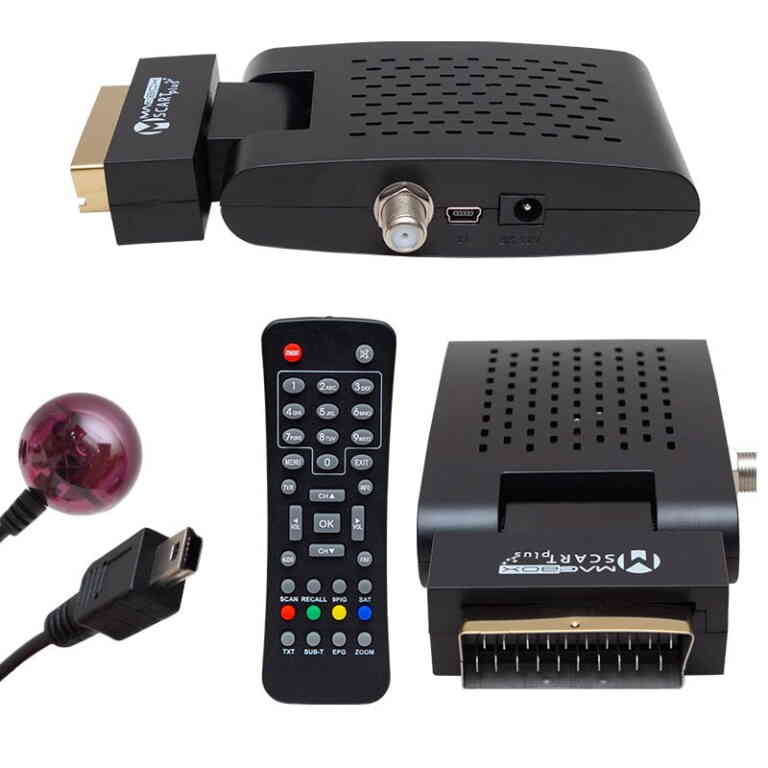 Magbox Scart Plus TKGS'li Scart Girişli Mini SD Uydu Alıcısı - Görsel 2