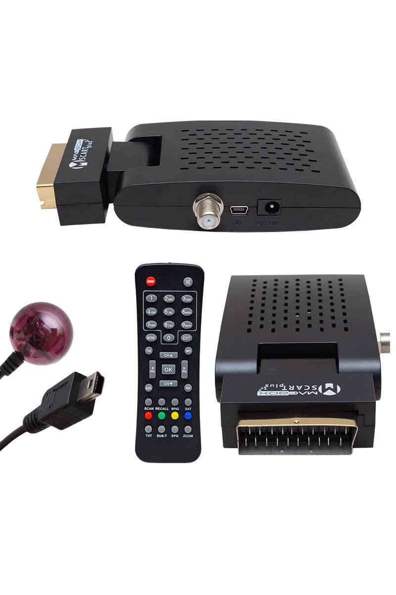 Magbox Scart Plus TKGS'li Scart Girişli Mini SD Uydu Alıcısı - Görsel 2