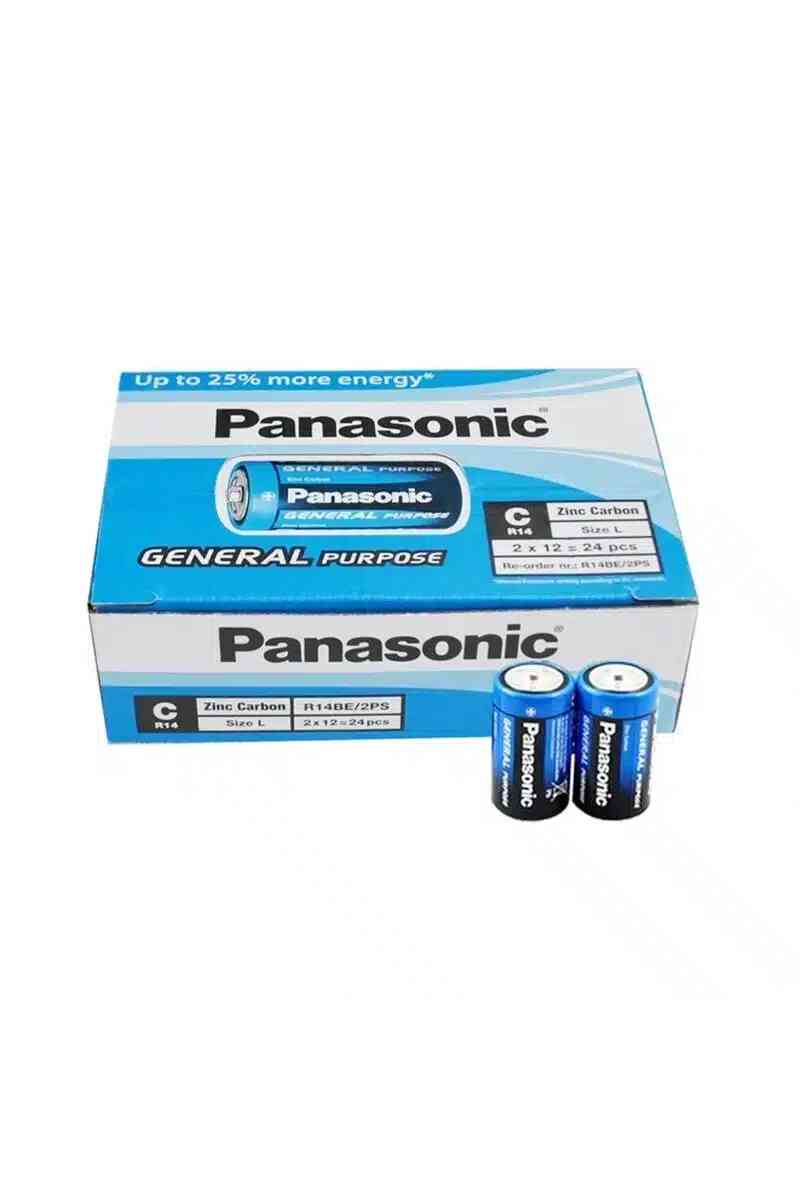 Panasonic Manganez Orta Boy Pil 24 lü Paket - Görsel 1