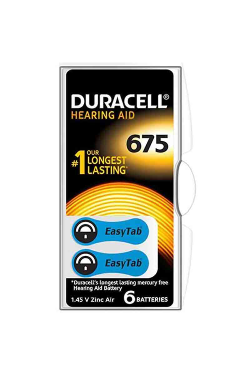 Duracell 675 No Kulaklık Pili 6'lı Paket - Görsel 1