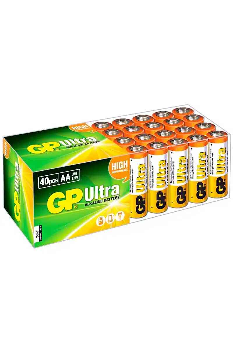 GP 15AU R6 Ultra Alkalin Kalem AA 40‘lı Paket - Görsel 1