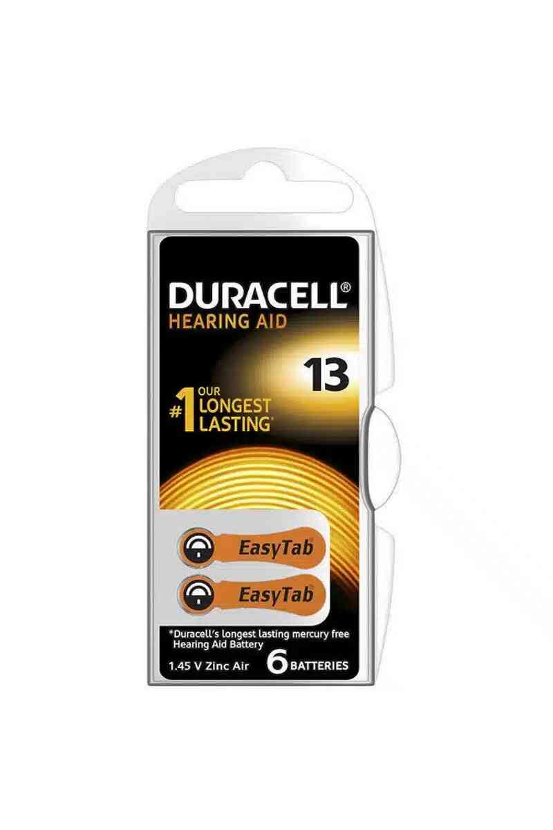 Duracell 13 No Kulaklık Pili 6'lı Paket - Görsel 1