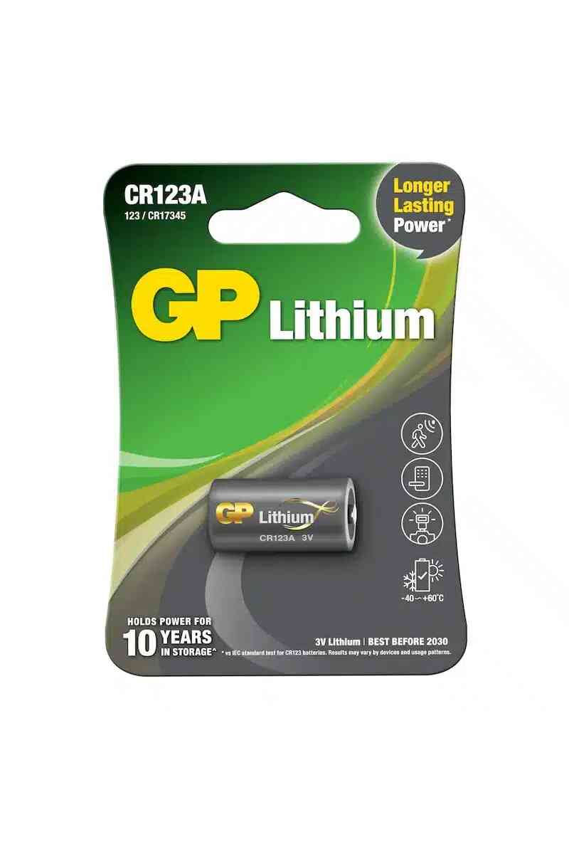 GP CR123A Fotograf Makinesi Pili - Görsel 1