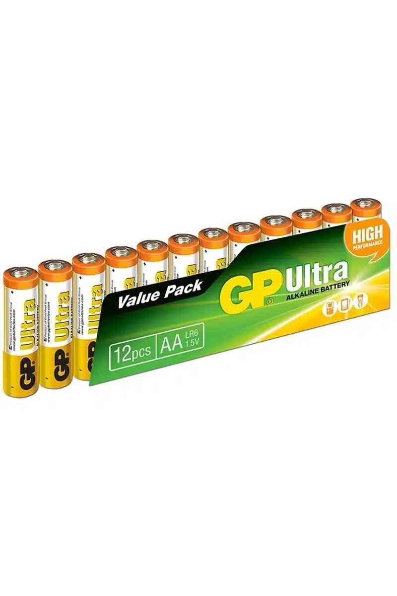 GP 15AU 12 li Paket Alkalin Kalem Pil - Görsel 1