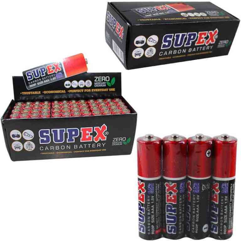 Supex R03 AAA İnce 60'lı Kalem Pil