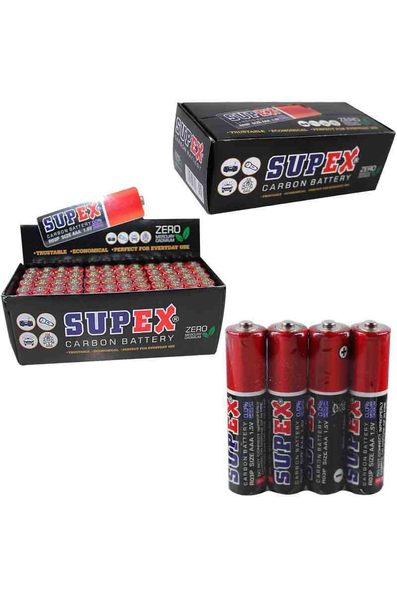 Supex R03 AAA İnce 60'lı Kalem Pil - Görsel 1