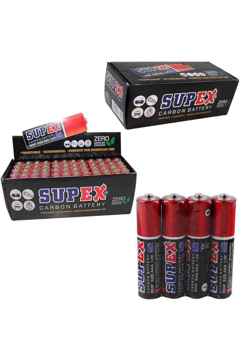 Supex R03 AAA İnce 60'lı Kalem Pil - Görsel 2