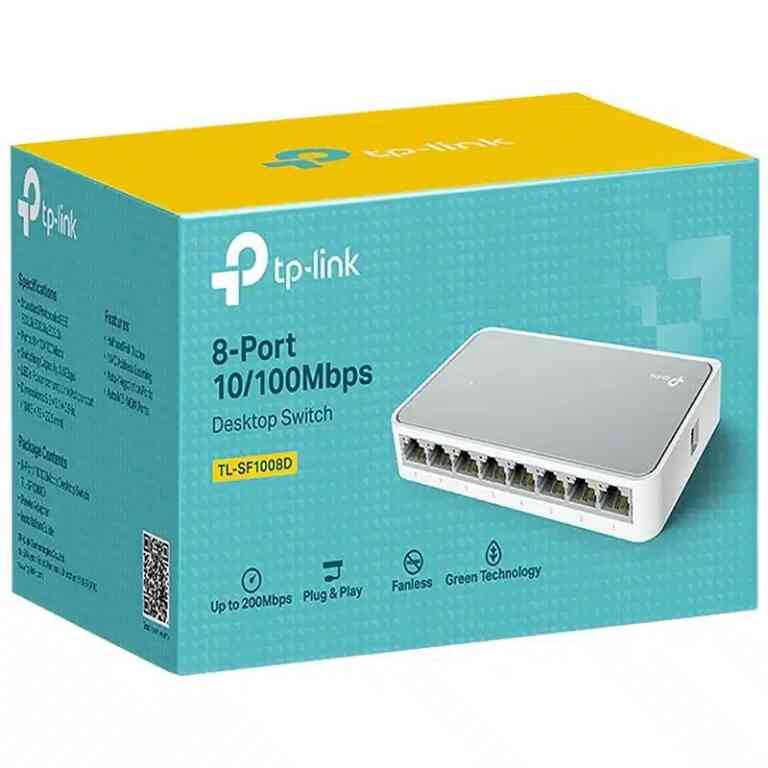 Tp-Link TL-SF1008D 8 Port 10-100 Ethernet Switch - Görsel 5