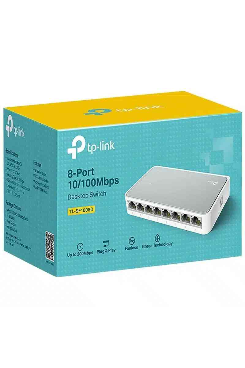 Tp-Link TL-SF1008D 8 Port 10-100 Ethernet Switch - Görsel 5