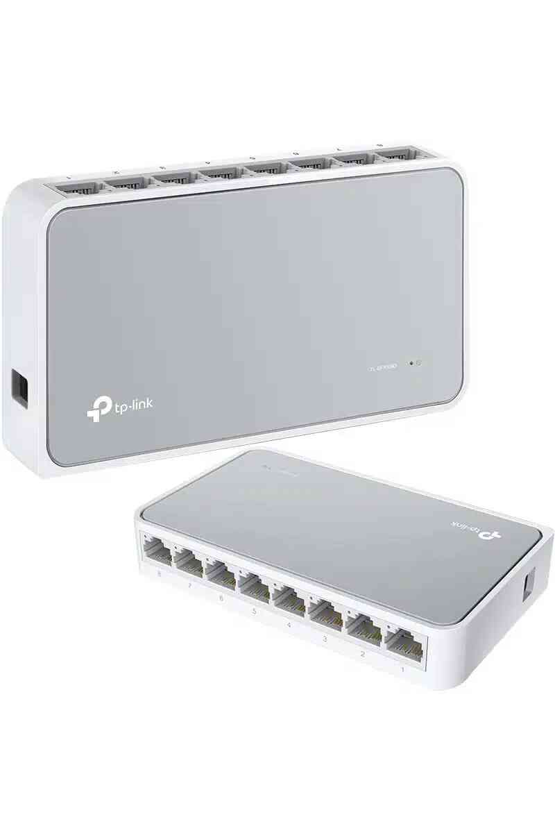 Tp-Link TL-SF1008D 8 Port 10-100 Ethernet Switch - Görsel 1