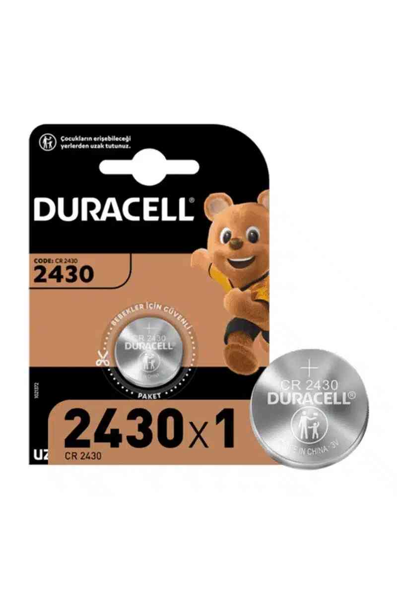 Duracell CR2430 Lityum Tekli Pil - Görsel 1