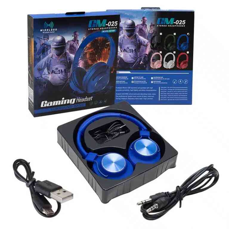 Powermaster GM-025 Gaming Oyuncu Mikrofonlu Kablosuz Kulaklık - Görsel 3