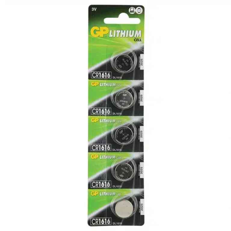 GP CR1616 Lityum 3 Volt Pil 5'li Paket