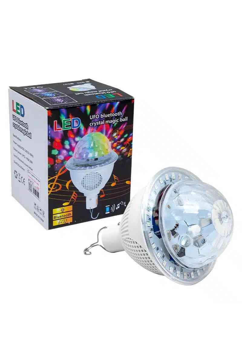 Powermaster Bluetooth Destekli Animasyonlu 10 Watt Şarjlı Ufo Tip Disko Topu PM-4191 - Görsel 3