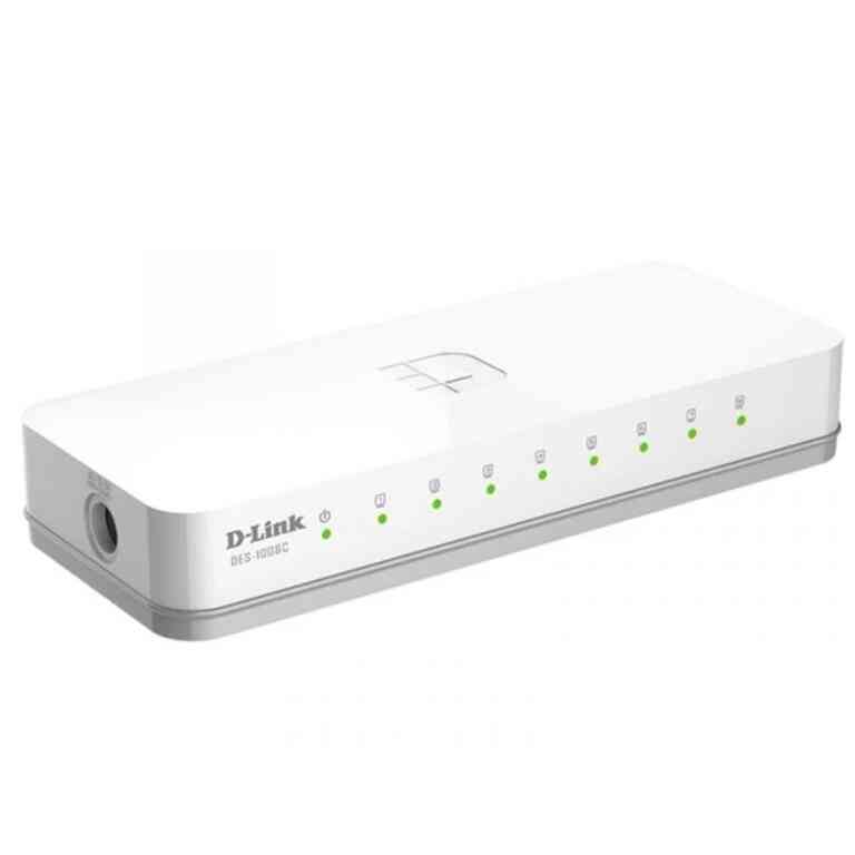 D-Link DES-1008c 10/100 Mbps 8 Port Ethernet Switch - Görsel 2