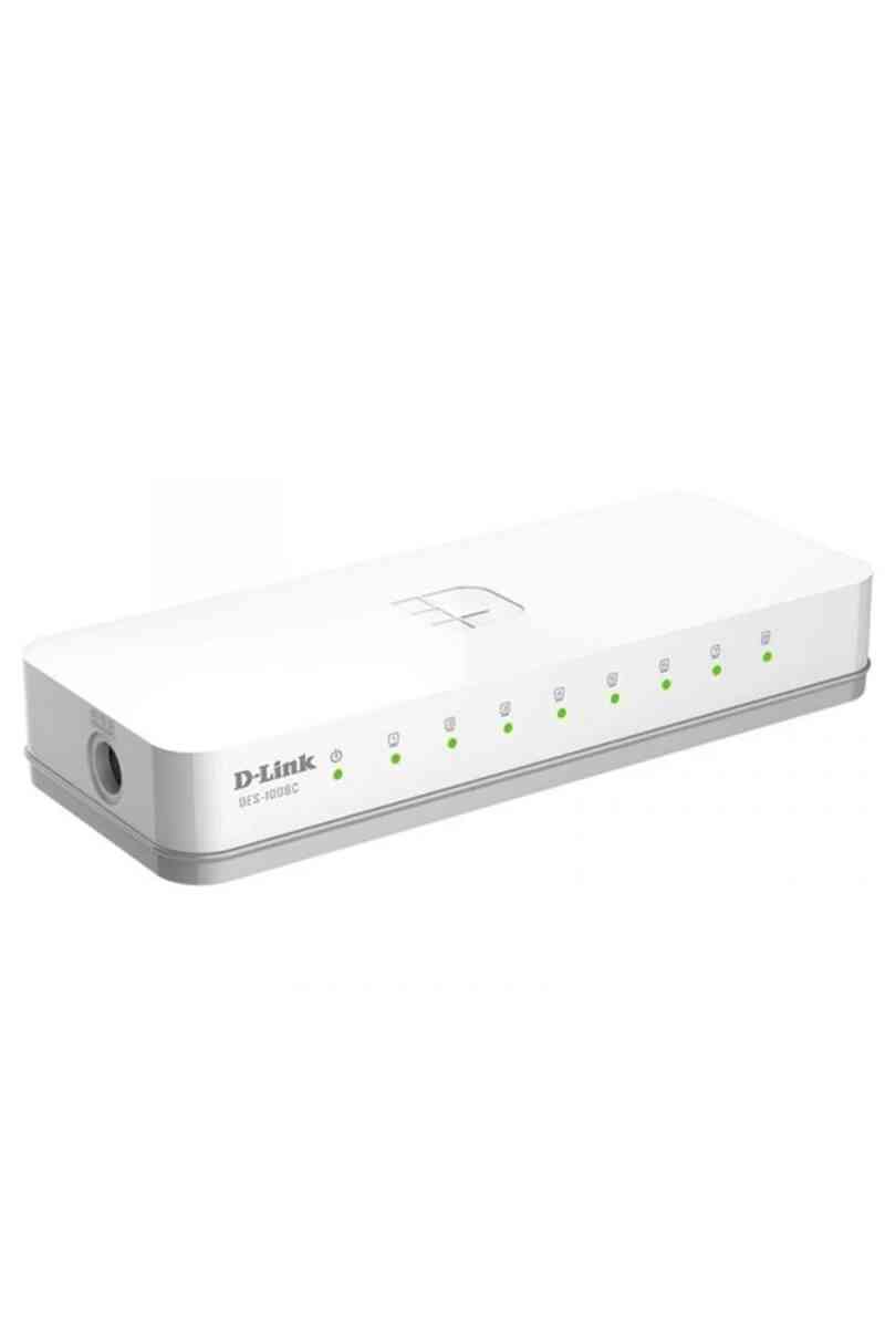 D-Link DES-1008c 10/100 Mbps 8 Port Ethernet Switch - Görsel 2