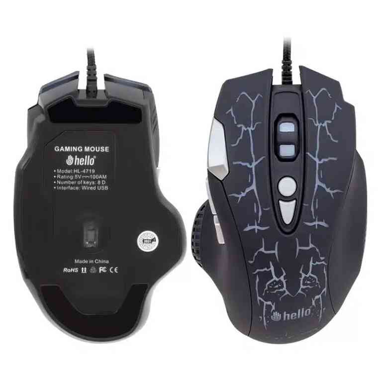Hello HL-4719 Kablolu Oyuncu Gaming Mouse - Görsel 2