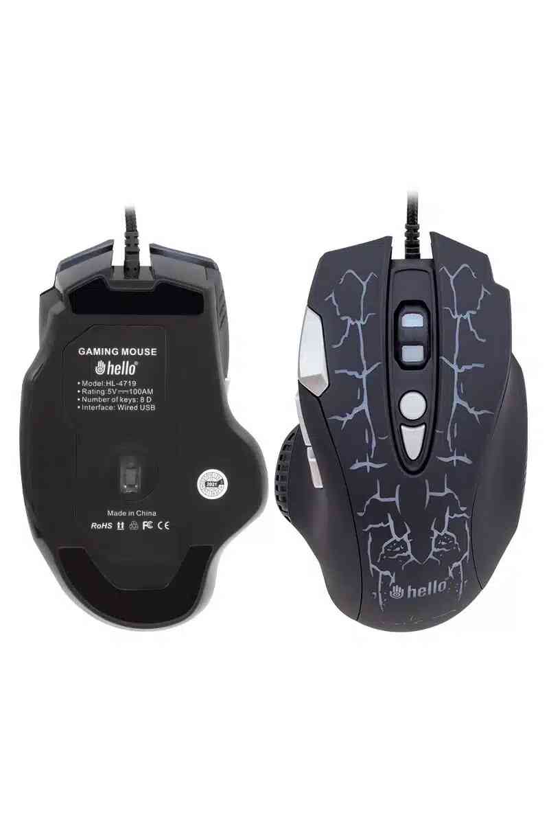 Hello HL-4719 Kablolu Oyuncu Gaming Mouse - Görsel 2