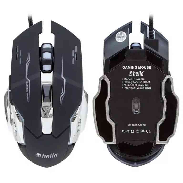 Hello HL-4728 Kablolu Oyuncu Gaming Mouse - Görsel 2