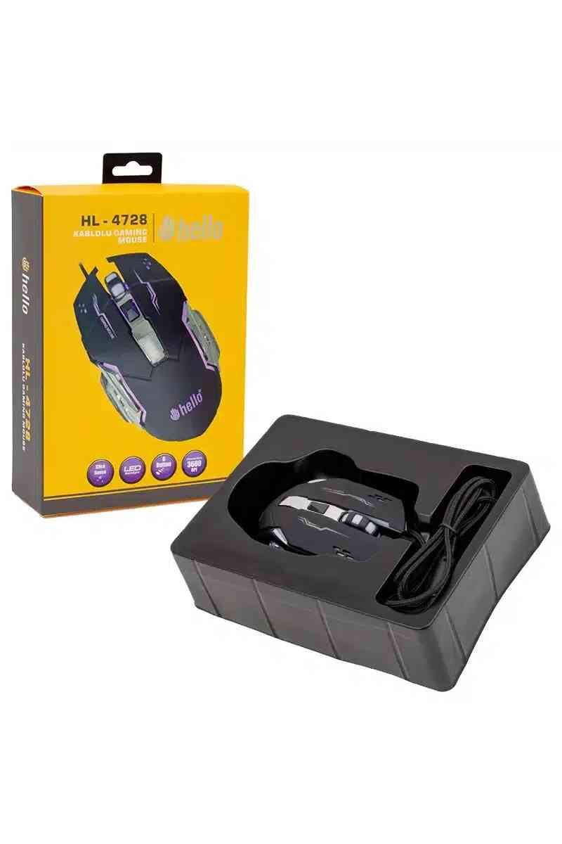 Hello HL-4728 Kablolu Oyuncu Gaming Mouse - Görsel 3