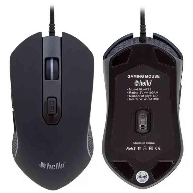 Hello HL-4729 Kablolu Oyuncu Gaming Mouse - Görsel 2