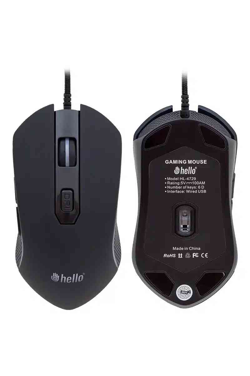 Hello HL-4729 Kablolu Oyuncu Gaming Mouse - Görsel 2