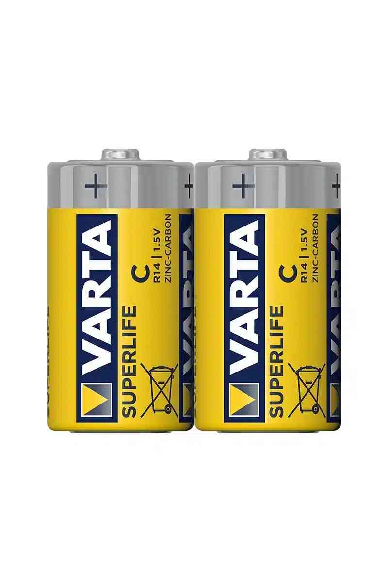Varta Superlife Çinko Orta C Boy Pil 24'lü Paket - Görsel 1