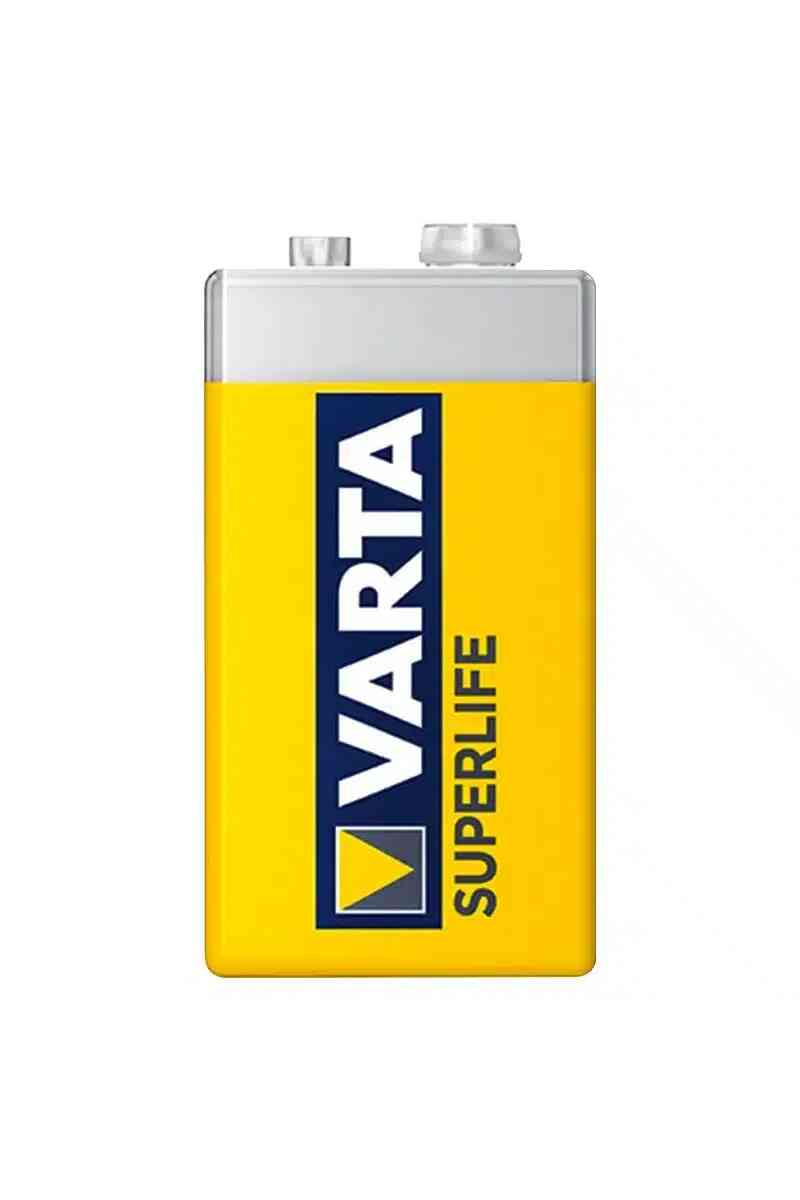 Varta Superlife Çinko 9 Volt Pil 12'li Paket - Görsel 1