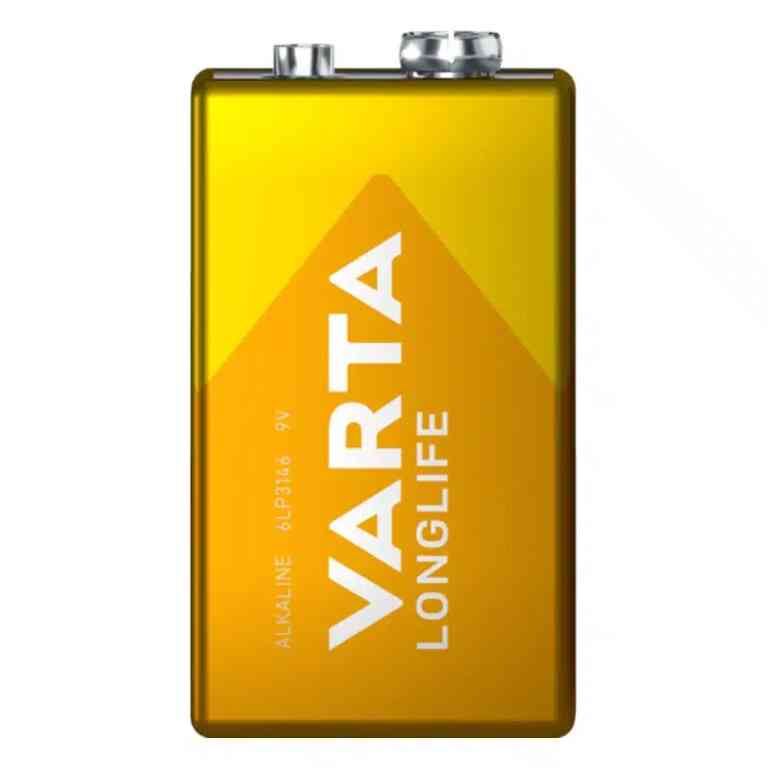 Varta Longlife Power Alkalin 9 Volt Pil Tekli - Görsel 2