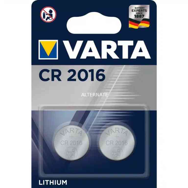 Varta CR 2016 3 Volt Lityum Pil 2'li
