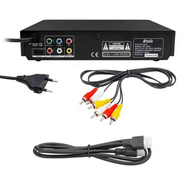 Hello HL-5483 USB-HDMI-DIVX Kumandalı DVD Player - Görsel 2