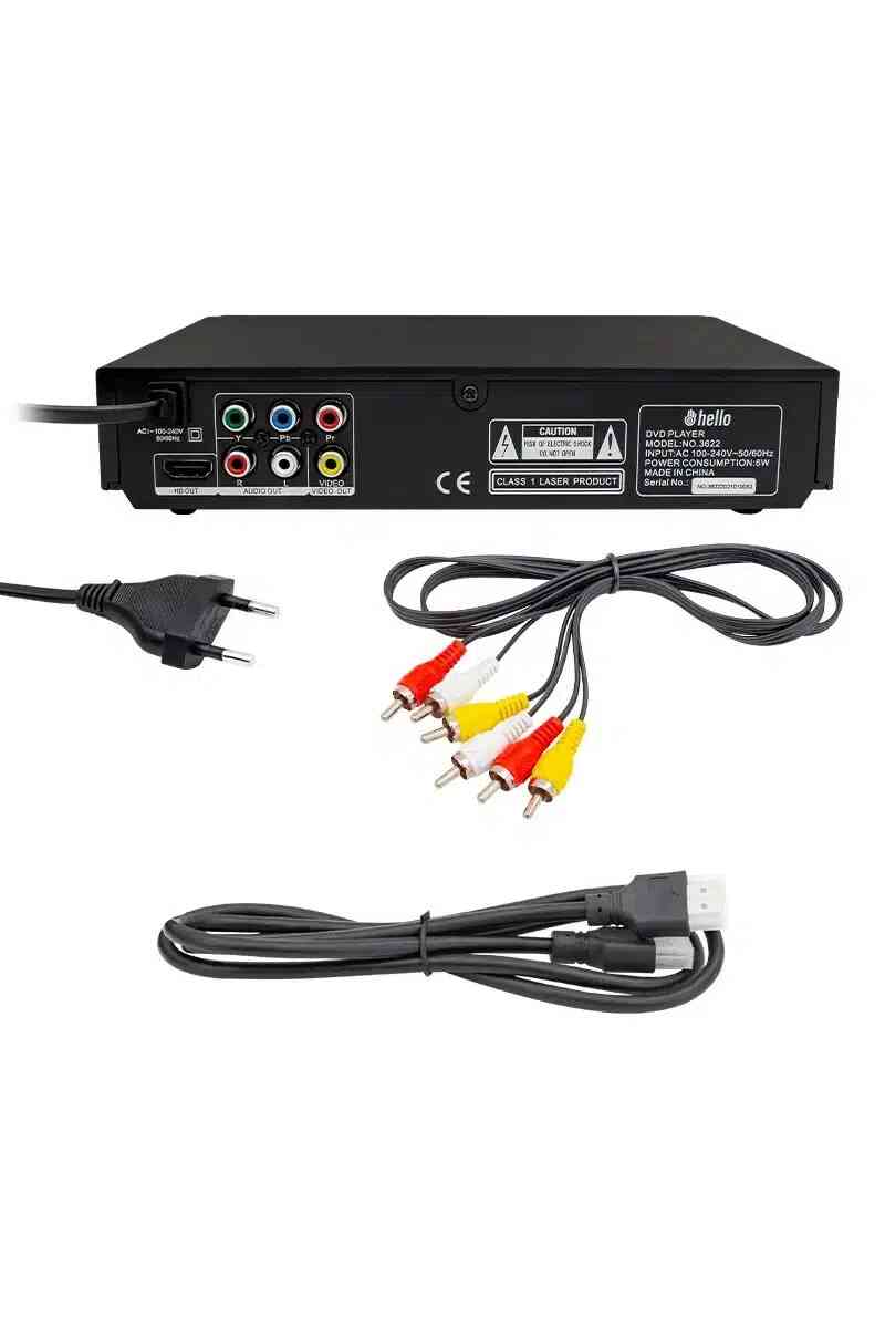 Hello HL-5483 USB-HDMI-DIVX Kumandalı DVD Player - Görsel 2
