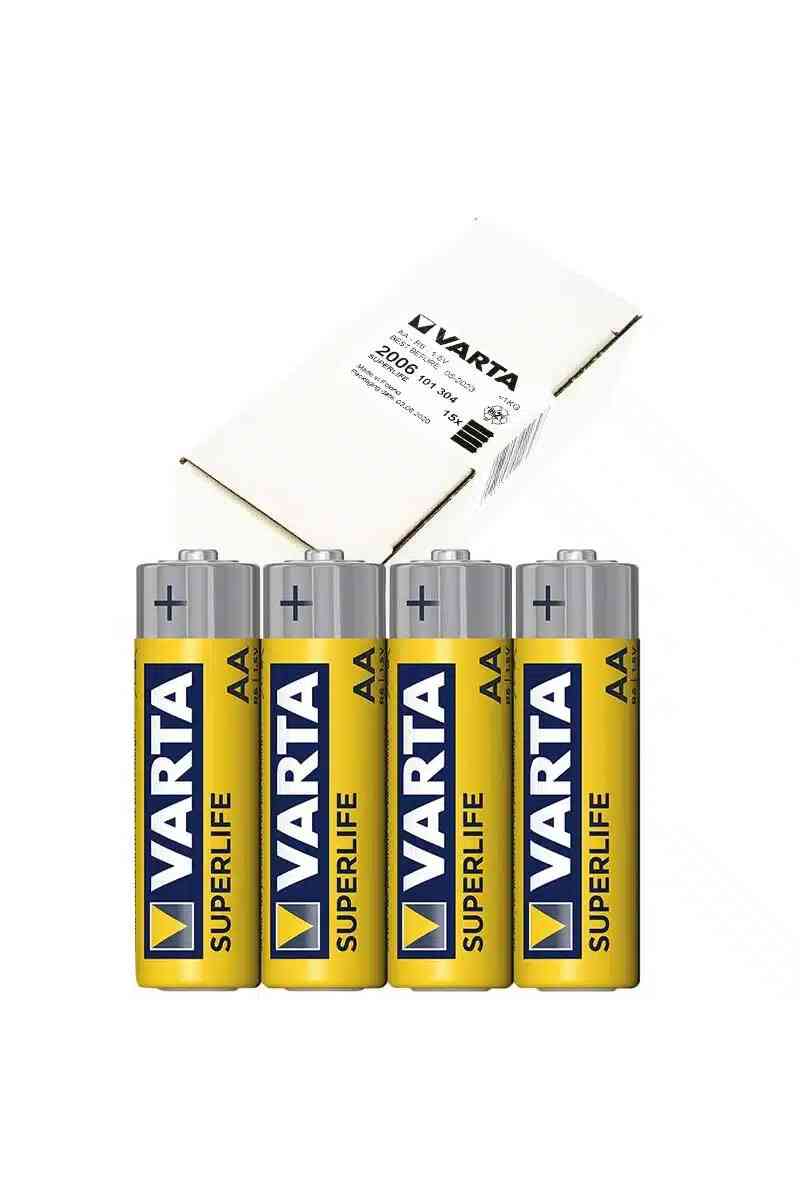 Varta Superlife Çinko AA Kalem Pil 60'lı Paket - Görsel 1