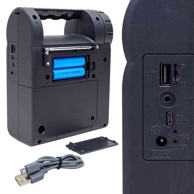 Magicvoice FP-26 USB-SD-FM-Bluetooth Destekli Fenerli Taşınabilir Hoparlör - Görsel 2