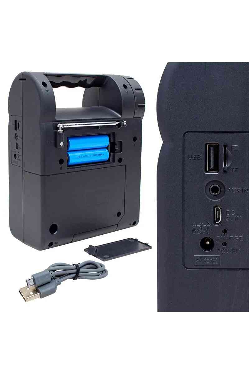 Magicvoice FP-26 USB-SD-FM-Bluetooth Destekli Fenerli Taşınabilir Hoparlör - Görsel 2