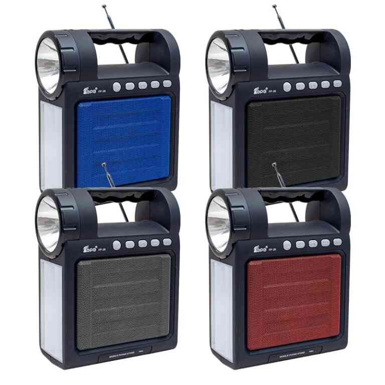 Magicvoice FP-26 USB-SD-FM-Bluetooth Destekli Fenerli Taşınabilir Hoparlör - Görsel 3