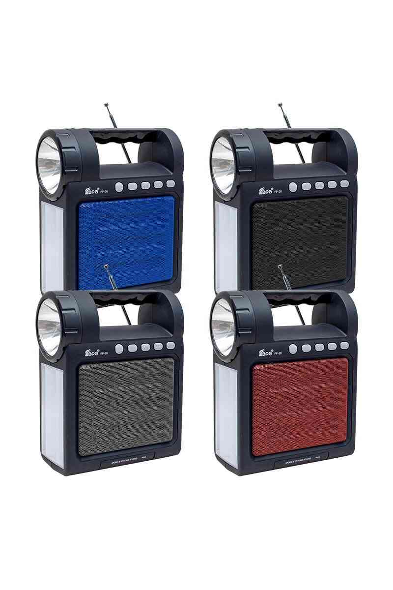 Magicvoice FP-26 USB-SD-FM-Bluetooth Destekli Fenerli Taşınabilir Hoparlör - Görsel 3