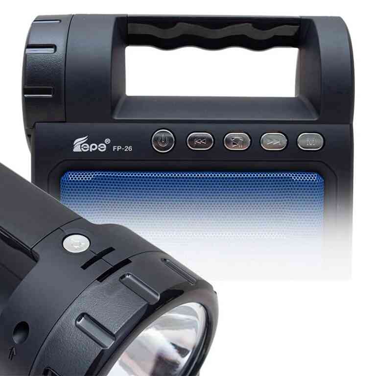 Magicvoice FP-26 USB-SD-FM-Bluetooth Destekli Fenerli Taşınabilir Hoparlör - Görsel 4