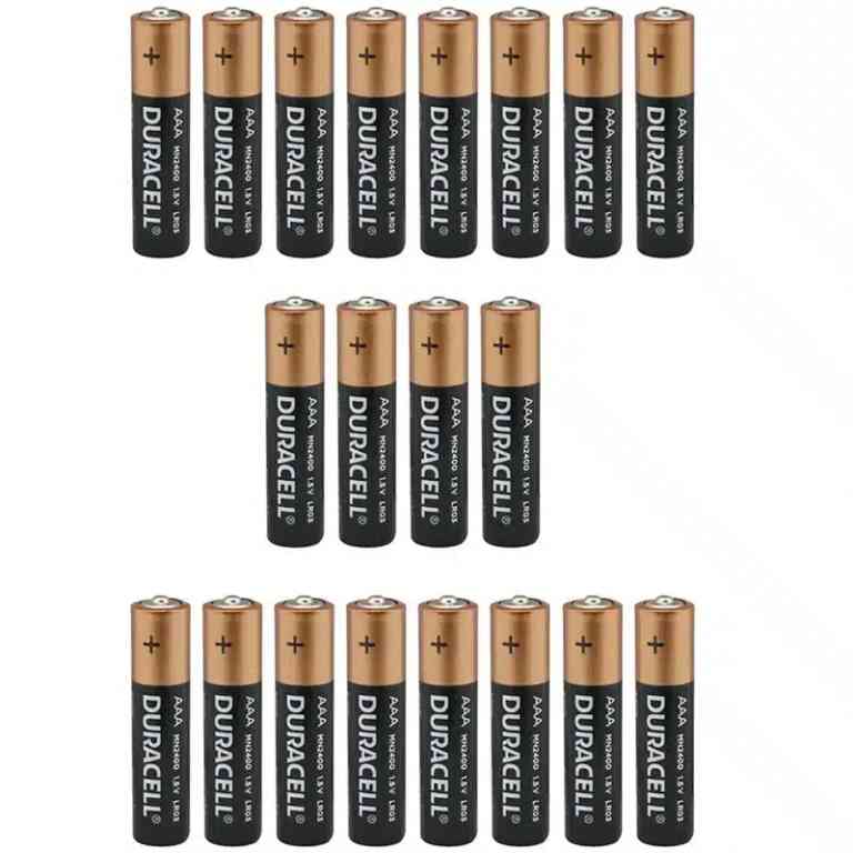 Duracell 1.5V İnce AAA 20'li Alkalin Pil LR03/MN20 - Görsel 2