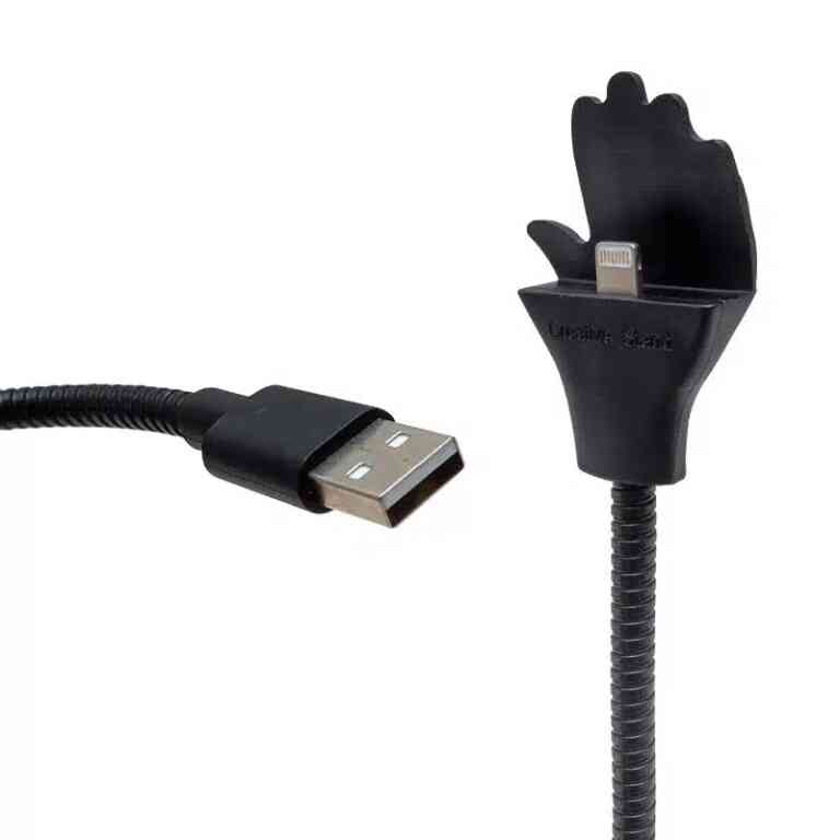 Powermaster iPhone Lightning Model El Tipi Telefon Tutacağı - Görsel 2