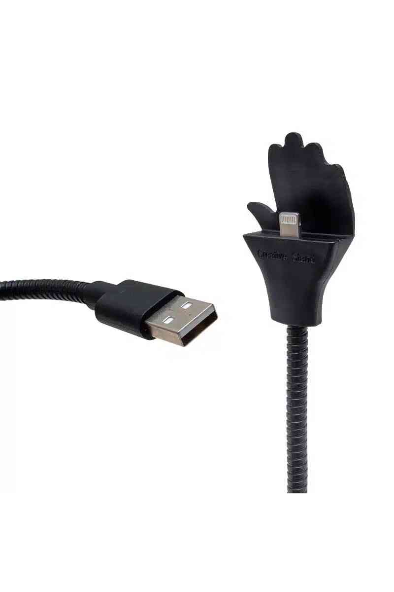 Powermaster iPhone Lightning Model El Tipi Telefon Tutacağı - Görsel 2