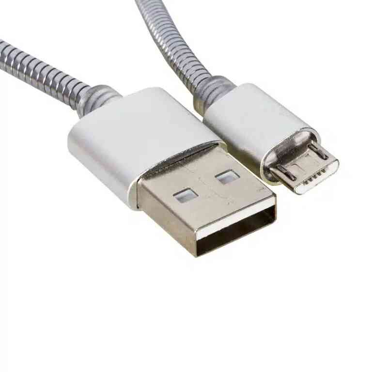 Powermaster Dataline Micro Serisi Örgülü Kısa Şarj Kablosu - Görsel 2